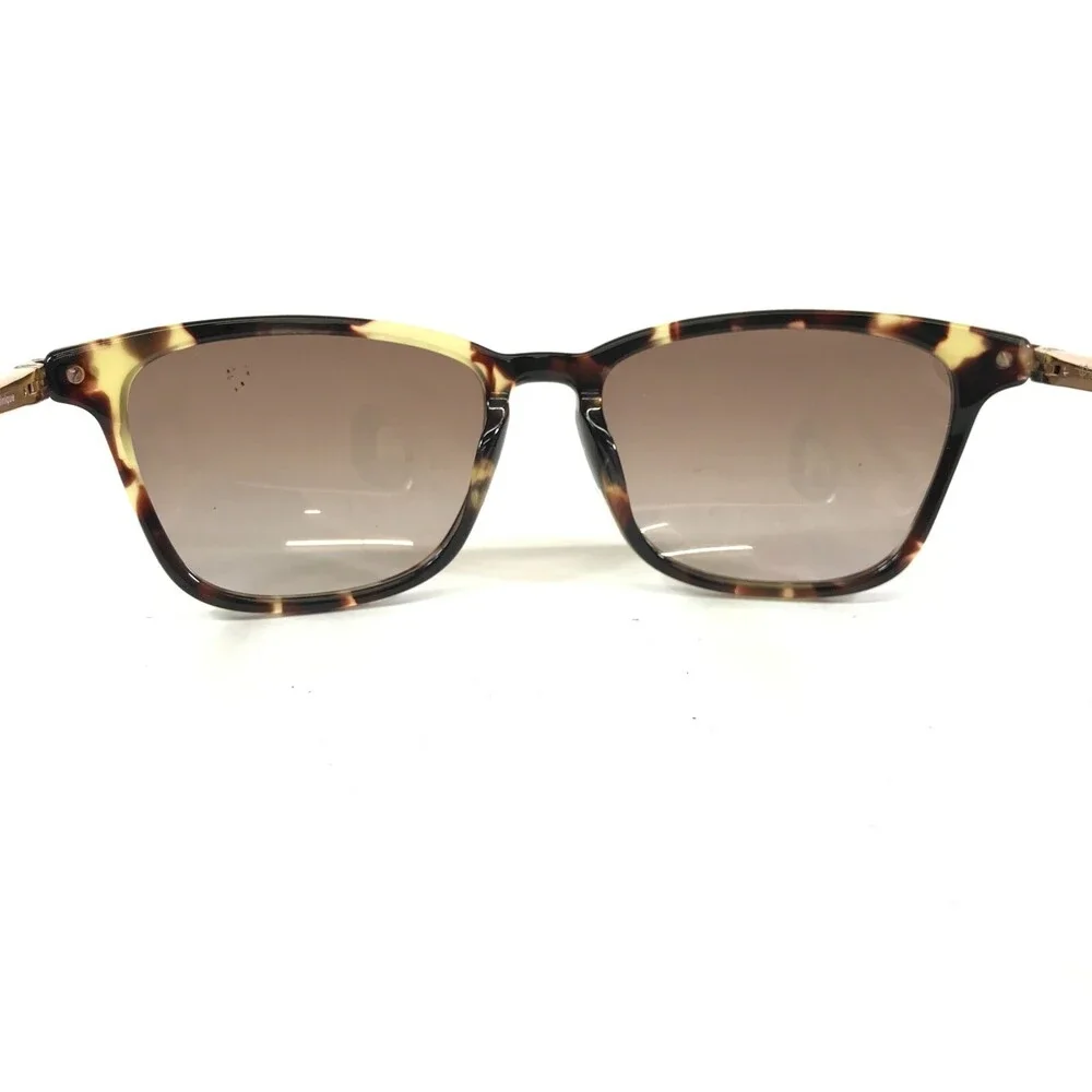 Lilly Pulitzer Sunglasses Martinique TO 9C1 Gold Tortoise Square Brown Lenses